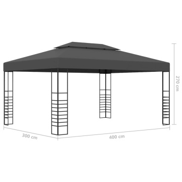 Pavilion, antracit, 3 x 4 m - Img 5