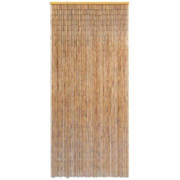 Perdea de ușă pentru insecte, bambus, 90x220 cm - Img 2