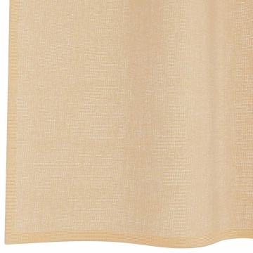 Perdele Voile cu Bucle 2 buc Nisip 140x225 cm - Img 5