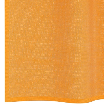 Perdele Voile cu Oelii 2 buc Portocaliu 140x245 cm - Img 5