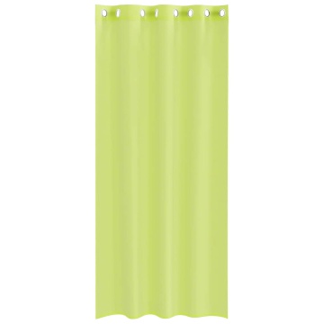 Perdele Voile cu Oelii 2 buc Verde măr 140x245 cm - Img 4