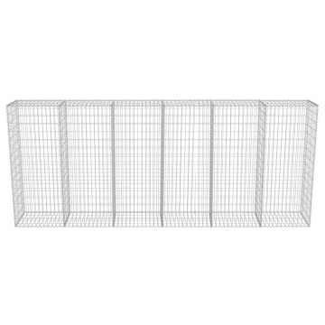 Perete gabion cu capace, 300 x 50 x 150 cm, oțel galvanizat - Img 4