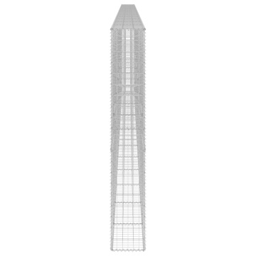 Perete gabion cu capace, 900 x 30 x 200 cm, oțel galvanizat - Img 7