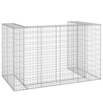 Perete gabion pentru pubele, 180x100x110 cm, oțel galvanizat - Img 7