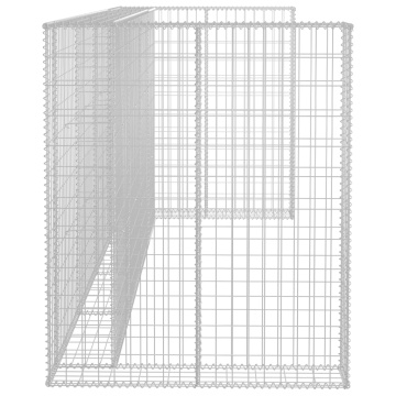 Perete gabion pentru pubele, 320x100x120 cm, oțel galvanizat - Img 7