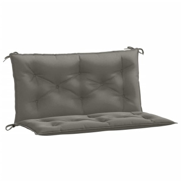 Pernă bancă de grădină 2buc melanj gri închis 100x50x7cm textil - Img 2