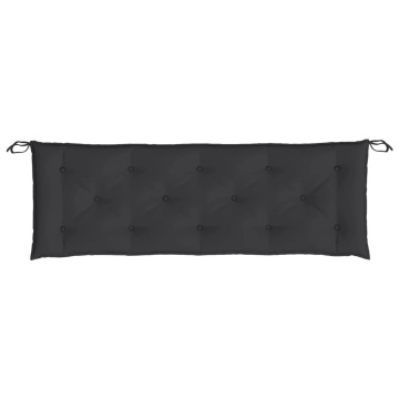 Pernă bancă de grădină, negru, 150x50x7 cm, material oxford - Img 4