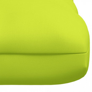 Pernă canapea din paleți, verde aprins, 120x80x12 cm, textil - Img 3