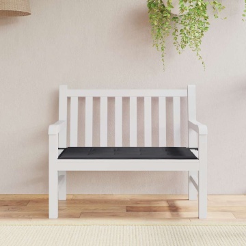 Pernă de bancă de grădină, negru, 120x50x4 cm, textil oxford - Img 1