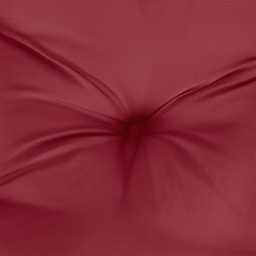 Pernă de paleți, roșu vin, 80x40x12 cm, material textil - Img 6