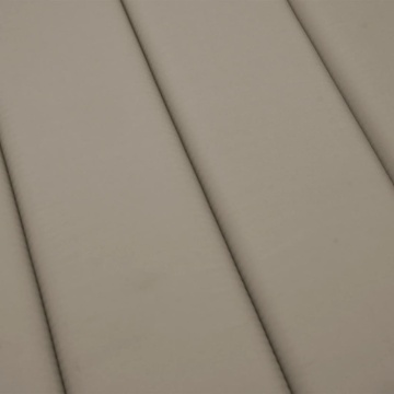 Pernă de șezlong, gri taupe, 200x60x3 cm, textil oxford - Img 6