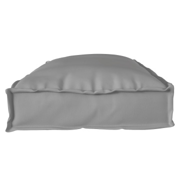 Perna Exterioară Gri Poliester 100 x 40 x 8 cm Huse Detașabile - Img 3