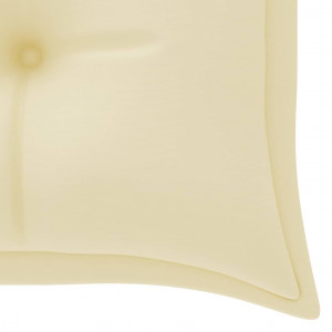 Pernă pentru balansoar, alb crem, 150 cm, material textil - Img 6