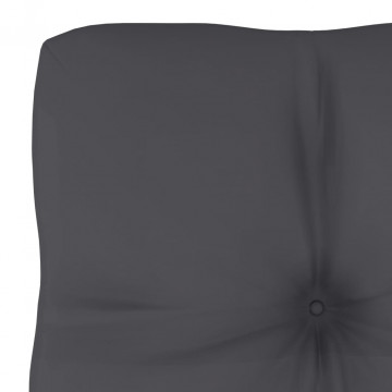 Pernă pentru canapea din paleți, antracit, 60 x 40 x 10 cm - Img 2