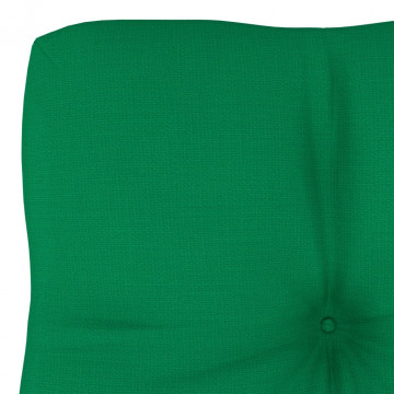 Pernă pentru canapea din paleți, verde, 60 x 40 x 10 cm - Img 2