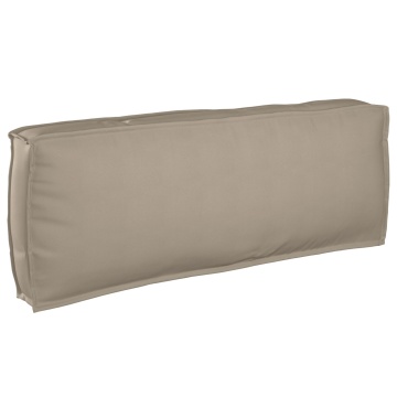 Pernă pentru exterior Gri taupe Poliester 40 x 40 x 12 cm - Img 2