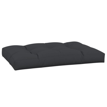 Pernă pentru paleți, negru, 120x80x12 cm, textil - Img 2