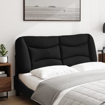 Pernă pentru tăblie de pat, negru, 120 cm, material textil - Img 3