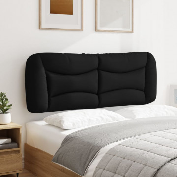 Pernă pentru tăblie de pat, negru, 140 cm, material textil - Img 4