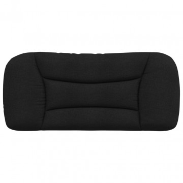 Pernă pentru tăblie de pat, negru, 90 cm, material textil - Img 8