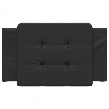 Pernă pentru tăblie pat, negru, 90 cm, piele artificială - Img 4