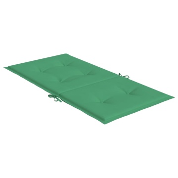 Perne cu spătar mic, 4 buc. verde 100x50x3 cm textil oxford - Img 8