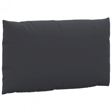 Perne de canapea din paleți, 2 buc., negru, material textil - Img 5