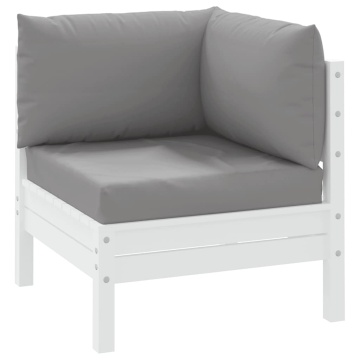 Perne pentru canapea din paleți, 3 buc., gri, material textil - Img 3