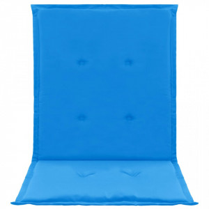 Perne pentru scaun de grădină, 2 buc., albastru, 100x50x3 cm - Img 4