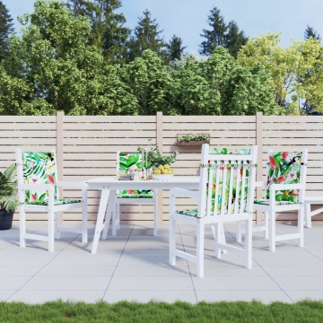 Perne pentru scaune cu spătar jos, 4 buc, multicolor, textil - Img 1