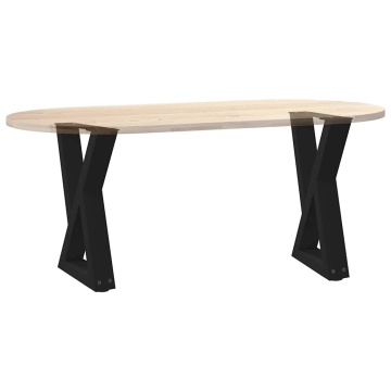 Picioare măsuță de cafea 2 buc Negru 38x(42-43,3) cm Oțel - Img 6