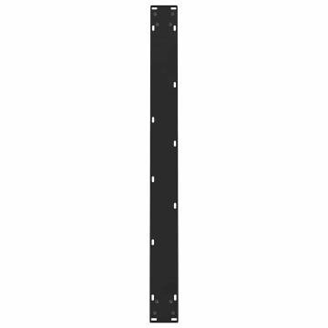 Picioare măsuță de cafea Negru 2 buc 90x(72-73) cm Oțel - Img 6