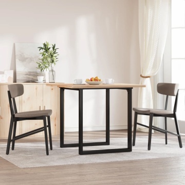 Picioare Măsuță de cafea O-Frame 60x60x73 cm Fontă - Img 1
