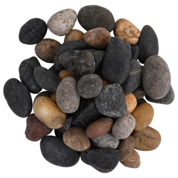 Pietricele lustruite, 25 kg, culori mixte, 5-8 cm - Img 3