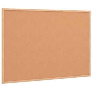 Placă de plută cu cadru din lemn masiv de pin 80x55 cm - Img 2