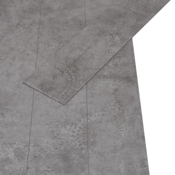 Plăci de pardoseală autoadezive, gri beton, 5,02 m², PVC, 2 mm - Img 3