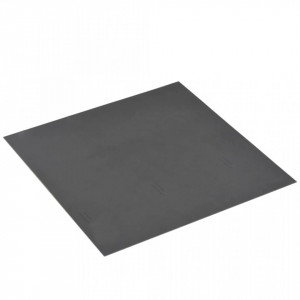 Plăci de pardoseală autoadezive, negru marmură, 5,11 m², PVC - Img 6