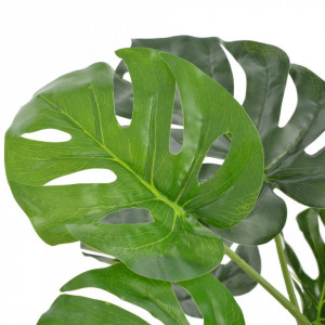 Plantă artificială Monstera cu ghiveci, verde, 100 cm - Img 2