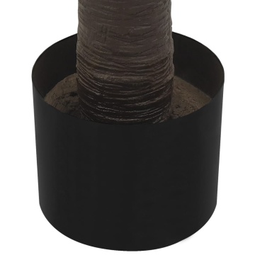 Plantă artificială palmier phoenix cu ghiveci, verde, 215 cm - Img 6
