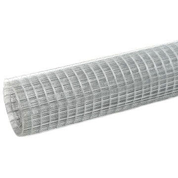 Plasă de sârmă găini, argintiu, 25 x 1,5 m, oțel galvanizat - Img 2