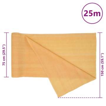 Plasă protecție intimitate, nisipiu, 1,5x25 m, HDPE, 150 g/m² - Img 7