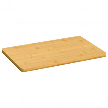 Platou pentru mic dejun, 6 buc., 22x14x0,8 cm, bambus - Img 1