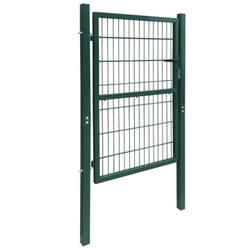 Poartă pentru gard 2D (simplă), verde, 106x230 cm - Img 2