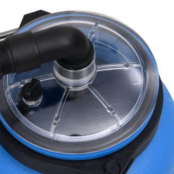 Pompă de filtrare pentru piscină, negru și albastru, 4 m³/h - Img 7