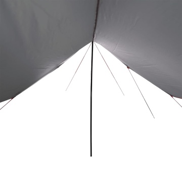 Prelată de camping gri/portocaliu, 460x305x210 cm, impermeabilă - Img 8