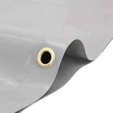 Prelată, gri , 5x8 m, 650 g/m² - Img 4