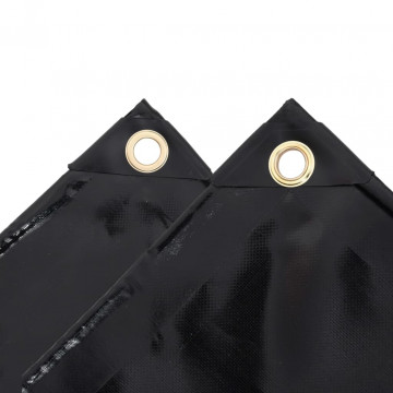 Prelată, negru, 3x4 m, 650 g/m² - Img 2
