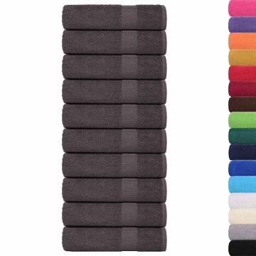 Prosoape de baie 25 buc Antracit 100x150cm 360 g/m² 100% bumbac - Img 2