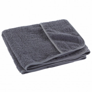 Prosoape de plajă, 2 buc., antracit, 60x135 cm, textil 400 GSM - Img 8