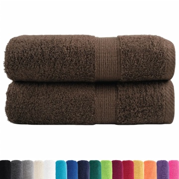Prosoape oaspeți premium SOLUND, 2 buc. maro 30x50cm 600gsm - Img 2
